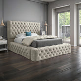 Serenity Pleated Upholstery Bed Frame