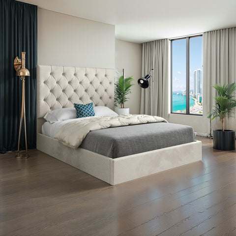 Nimbus Upholstered Soft Velvet Bed Frame