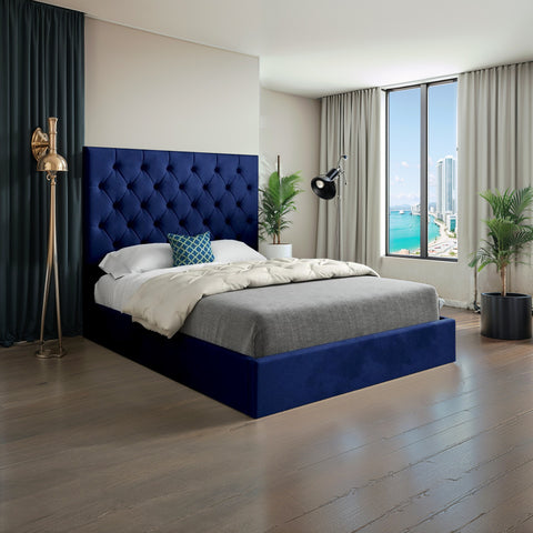 Nimbus Upholstered Soft Velvet Bed Frame