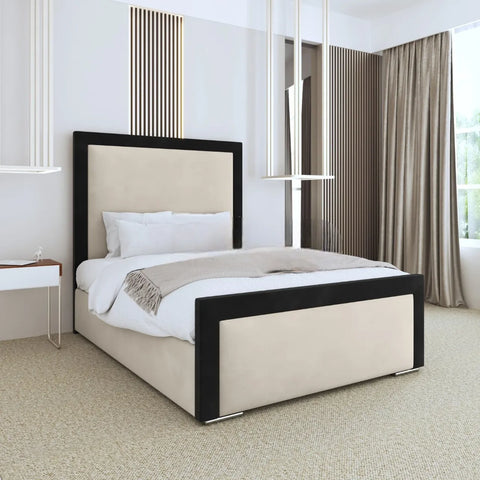 Silversun Bespoke Monochrome Bumper Bed Frame
