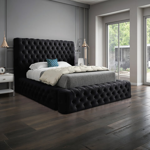 Serenity Pleated Upholstery Bed Frame
