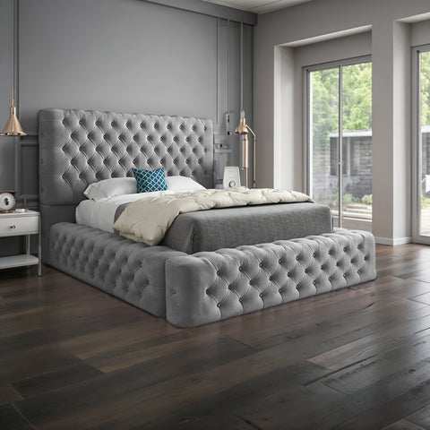 Serenity Pleated Upholstery Bed Frame