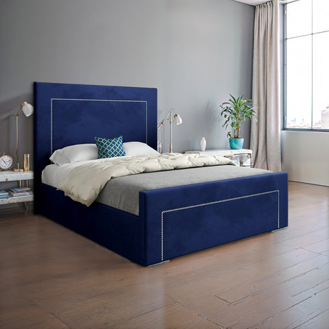 Solana Upholstered Soft Velvet Bed Frame
