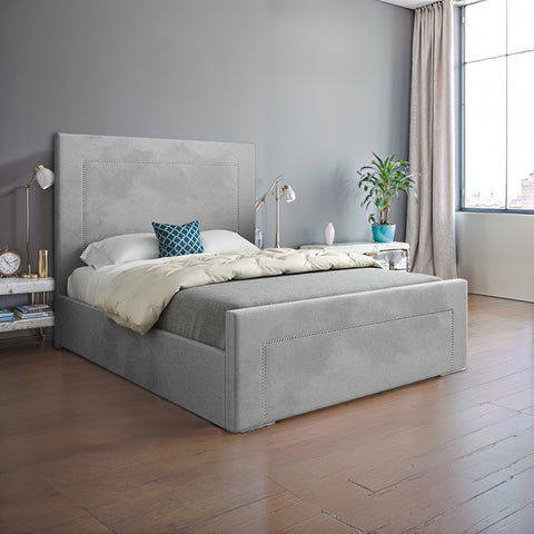 Solana Upholstered Soft Velvet Bed Frame