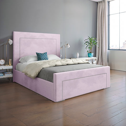 Solana Upholstered Soft Velvet Bed Frame