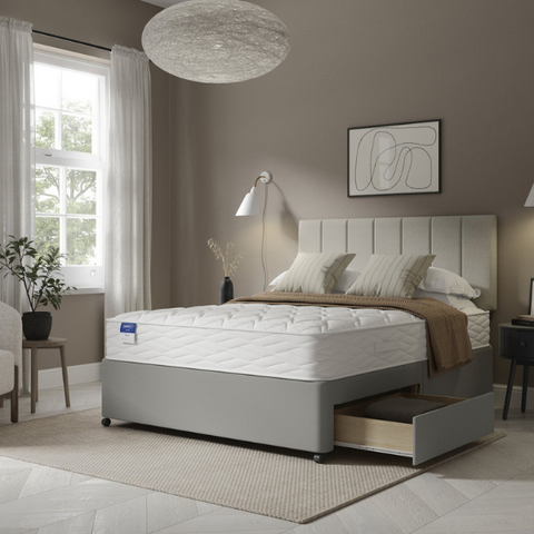 The Brixton Panel Divan Bed
