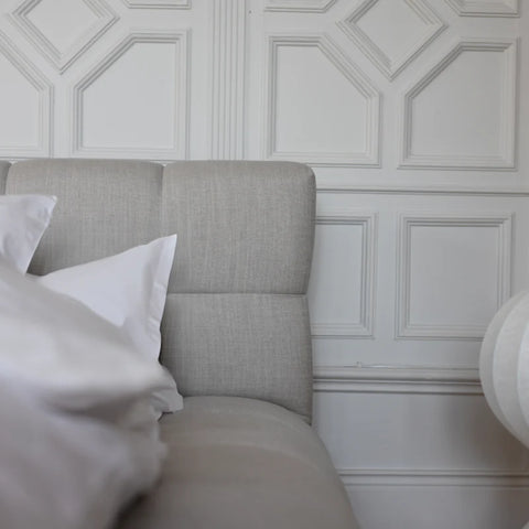 Sapphire Boucle Upholstered Bed Frame