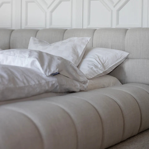Sapphire Boucle Upholstered Bed Frame