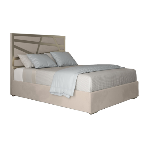 Annabel Upholstered Soft Velvet Metal Bed Frame