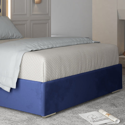 Annabel Upholstered Soft Velvet Metal Bed Frame