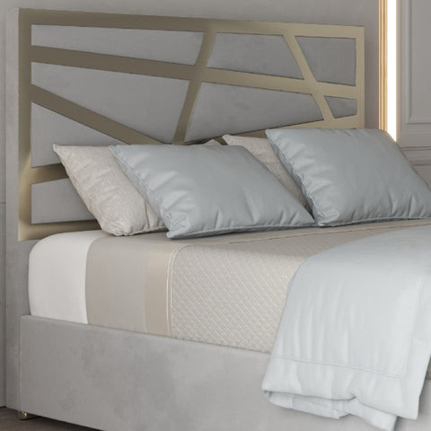 Annabel Upholstered Soft Velvet Metal Bed Frame