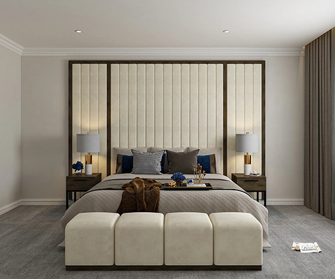 Annabel Upholstered Soft Velvet Metal Bed Frame