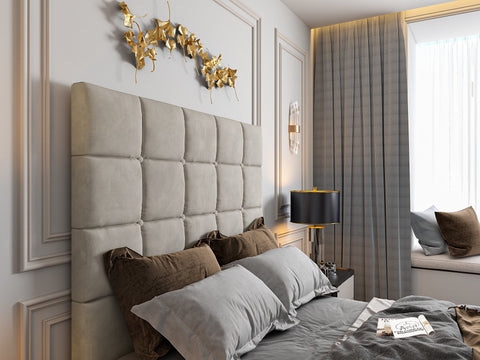 Amaryn Luxe Metal Tv Bed Frame