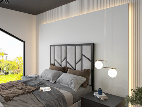 Amaryn Luxe Metal Tv Bed Frame