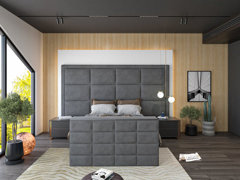 Lirim Upholstered Tv Bed Frame