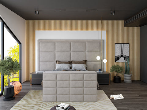 Lirim Upholstered Tv Bed Frame