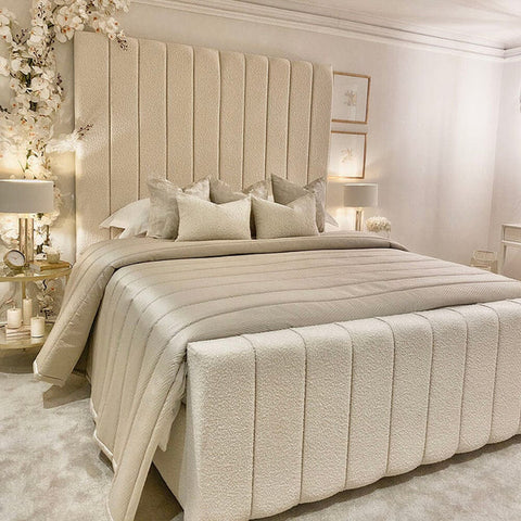 Luxe Boucle Bed